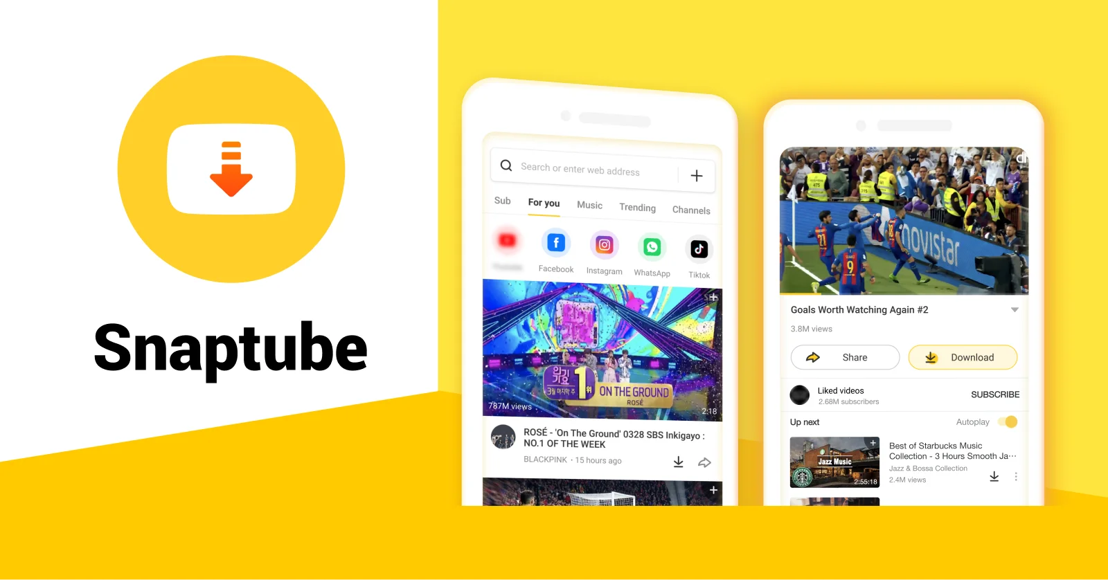 Snaptube Premium APK İndir - Reklamsız (VIP) Görsel 1